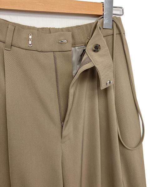 IENA（イエナ）IENA (イエナ) サスペンダーツイルパンツ ベージュ サイズ:40の古着・服飾アイテム