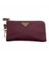 PRADA（プラダ）の古着「RE-NYLONポーチ」｜ワインレッド