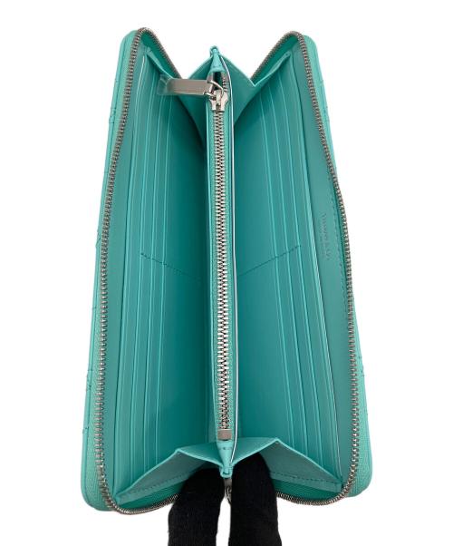 TIFFANY & Co.（ティファニー）TIFFANY & Co. (ティファニー) パデッド ラージウォレット 長財布 ティファニーブルーの古着・服飾アイテム