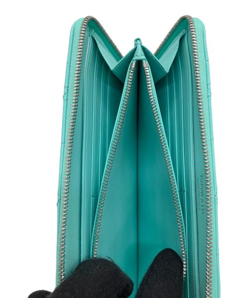 TIFFANY & Co.（ティファニー）TIFFANY & Co. (ティファニー) パデッド ラージウォレット 長財布 ティファニーブルーの古着・服飾アイテム