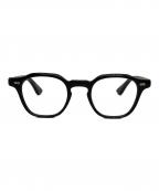 金子眼鏡カネコガンキョウ）の古着「レンズ無眼鏡」｜ブラック