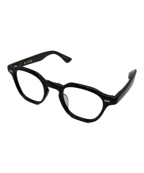 金子眼鏡（カネコガンキョウ）金子眼鏡 (カネコガンキョウ) レンズ無眼鏡 ブラックの古着・服飾アイテム