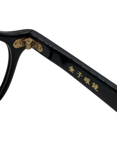 金子眼鏡（カネコガンキョウ）金子眼鏡 (カネコガンキョウ) レンズ無眼鏡 ブラックの古着・服飾アイテム