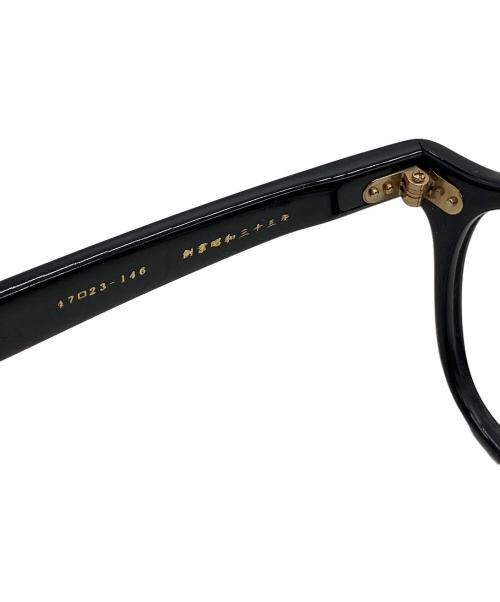 金子眼鏡（カネコガンキョウ）金子眼鏡 (カネコガンキョウ) レンズ無眼鏡 ブラックの古着・服飾アイテム