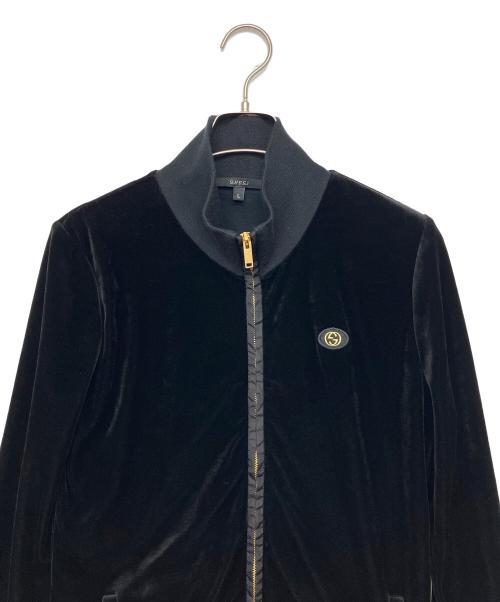 GUCCI（グッチ）GUCCI (グッチ) ジップジャケット ブラック サイズ:L　の古着・服飾アイテム
