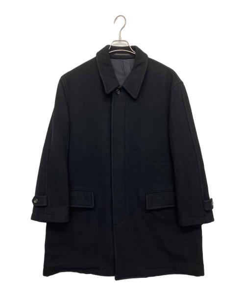 COMME des GARCONS HOMME（コムデギャルソン オム）COMME des GARCONS HOMME (コムデギャルソン オム) AD1993 ステンカラーコート ブラック サイズ:Mの古着・服飾アイテム