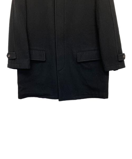 COMME des GARCONS HOMME（コムデギャルソン オム）COMME des GARCONS HOMME (コムデギャルソン オム) AD1993 ステンカラーコート ブラック サイズ:Mの古着・服飾アイテム