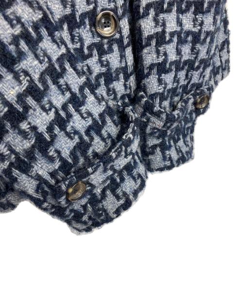 Max Mara WEEK END LINE（マックスマーラ ウイークエンドライン）Max Mara WEEK END LINE (マックスマーラ ウイークエンドライン) ショートコート ブルー×ネイビー サイズ:40の古着・服飾アイテム