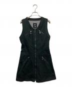 FENDIフェンディ）の古着「ノースリーブ・キャミソールワンピース」｜ブラック