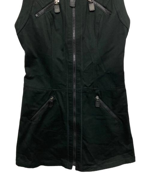 FENDI（フェンディ）FENDI (フェンディ) ノースリーブ・キャミソールワンピース ブラック サイズ:28の古着・服飾アイテム