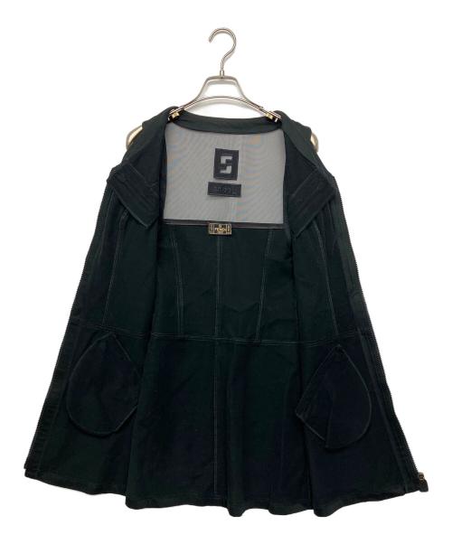 FENDI（フェンディ）FENDI (フェンディ) ノースリーブ・キャミソールワンピース ブラック サイズ:28の古着・服飾アイテム