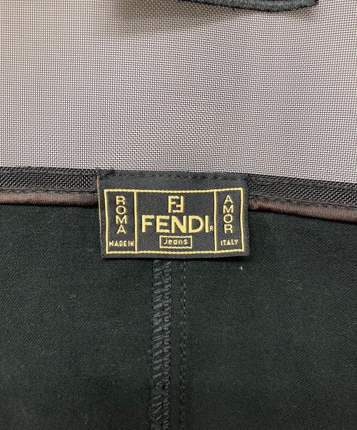 FENDI（フェンディ）FENDI (フェンディ) ノースリーブ・キャミソールワンピース ブラック サイズ:28の古着・服飾アイテム