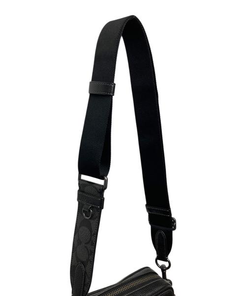 COACH（コーチ）COACH (コーチ) サリバン クロスボディ　ショルダーバッグ ブラックの古着・服飾アイテム