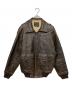 AVIREX（アヴィレックス）の古着「レザージャケット」｜ブラウン