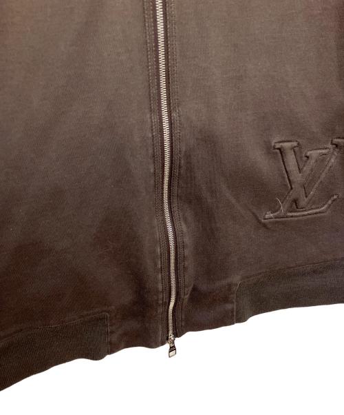 LOUIS VUITTON（ルイ ヴィトン）LOUIS VUITTON (ルイ ヴィトン) ジップパーカー ブラウン サイズ:XLの古着・服飾アイテム