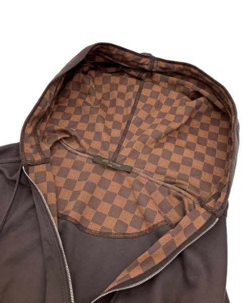 LOUIS VUITTON（ルイ ヴィトン）LOUIS VUITTON (ルイ ヴィトン) ジップパーカー ブラウン サイズ:XLの古着・服飾アイテム