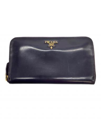 中古・古着通販】PRADA (プラダ) 長財布 パープル｜ブランド・古着通販