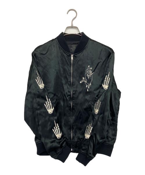 Thee Hysteric XXX（ジィ ヒステリックトリプルエックス）Thee Hysteric XXX (ジィ ヒステリックトリプルエックス) ブルゾン ブラック サイズ:Mの古着・服飾アイテム