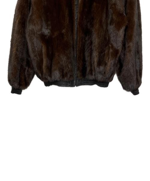 不明（不明）不明 (不明) ミンクコート ブラウン サイズ:LLの古着・服飾アイテム