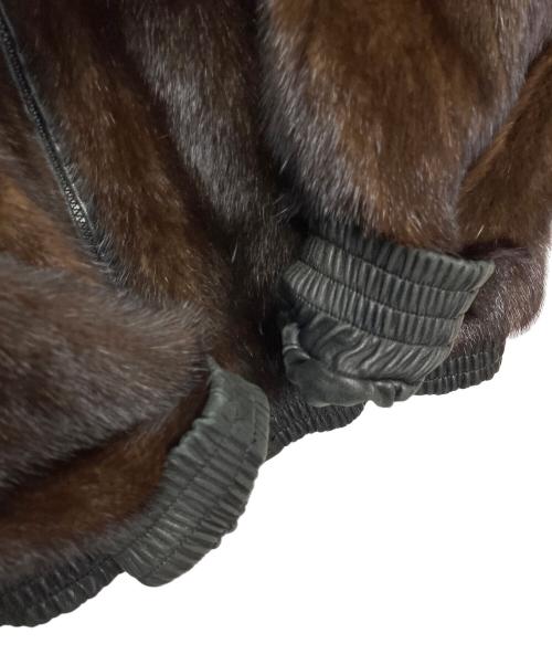 不明（不明）不明 (不明) ミンクコート ブラウン サイズ:LLの古着・服飾アイテム