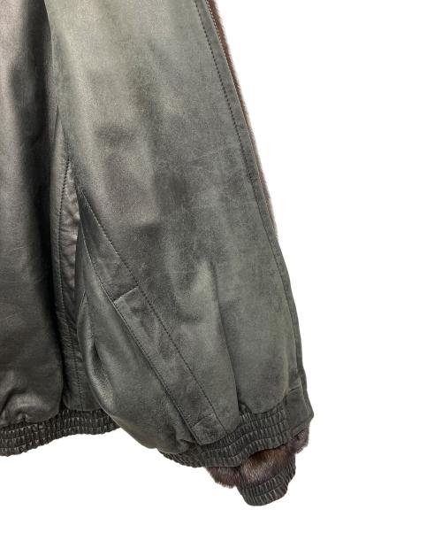 不明（不明）不明 (不明) ミンクコート ブラウン サイズ:LLの古着・服飾アイテム