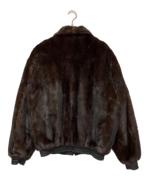 不明（不明）不明 (不明) ミンクコート ブラウン サイズ:LLの古着・服飾アイテム