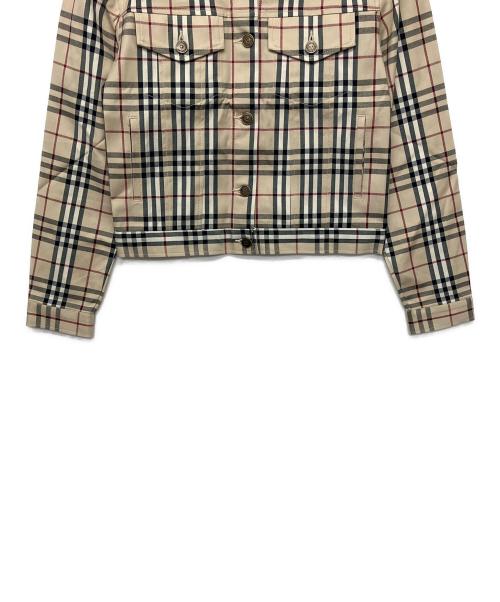 BURBERRY LONDON（バーバリーロンドン）BURBERRY LONDON (バーバリーロンドン) ノバチェック　シャツジャケット ベージュ サイズ:L　の古着・服飾アイテム