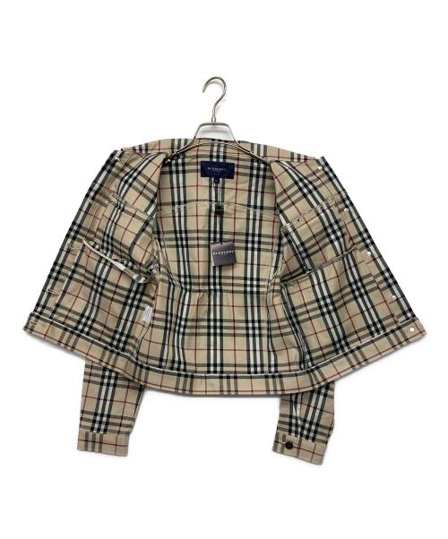 BURBERRY LONDON（バーバリーロンドン）BURBERRY LONDON (バーバリーロンドン) ノバチェック　シャツジャケット ベージュ サイズ:L　の古着・服飾アイテム