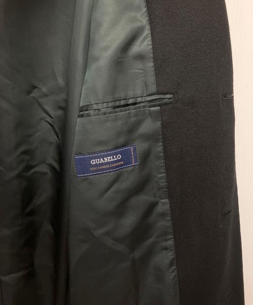 Guabello（グアベロ）Guabello (グアベロ) カシミヤコート ブラック サイズ:不明の古着・服飾アイテム