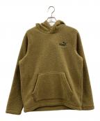PUMAプーマ）の古着「プルオーバーボアパーカー」｜ブラウン
