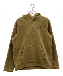 PUMA（プーマ）の古着「プルオーバーボアパーカー」｜ブラウン