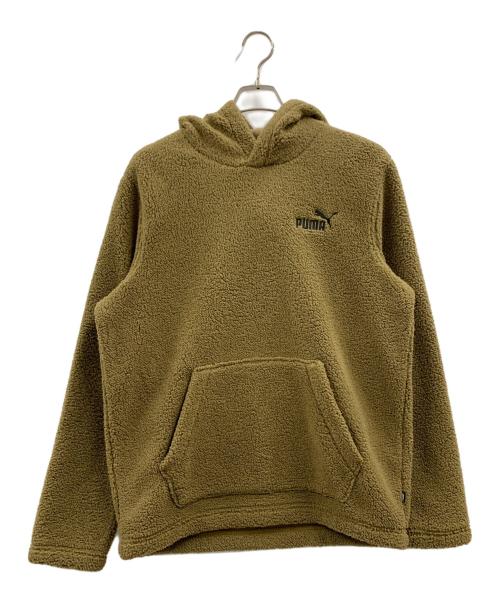 PUMA（プーマ）PUMA (プーマ) プルオーバーボアパーカー ブラウン サイズ:L 未使用品の古着・服飾アイテム