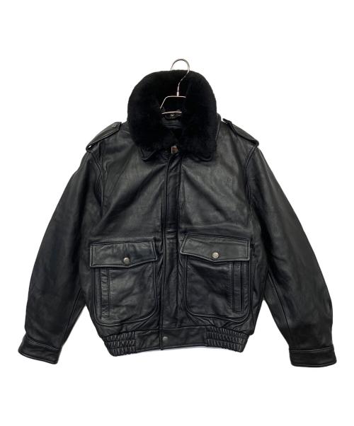 HARLEY-DAVIDSON（ハーレーダビッドソン）HARLEY-DAVIDSON (ハーレーダビッドソン) レザージャケット　ライナー付 ブラック サイズ:38の古着・服飾アイテム