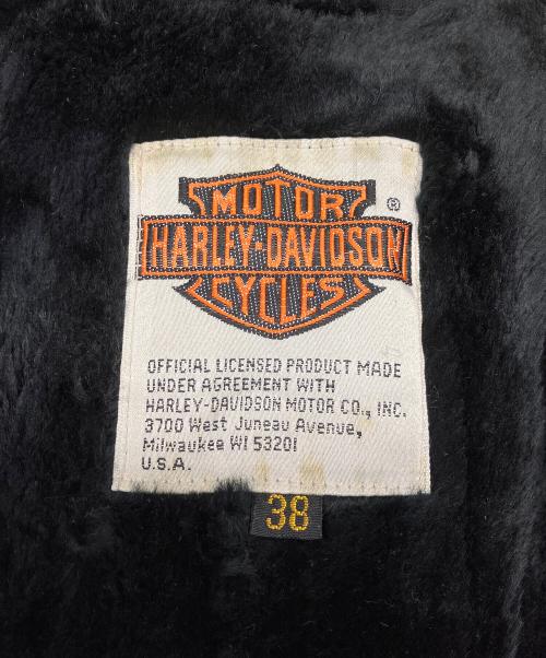 HARLEY-DAVIDSON（ハーレーダビッドソン）HARLEY-DAVIDSON (ハーレーダビッドソン) レザージャケット　ライナー付 ブラック サイズ:38の古着・服飾アイテム