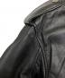 中古・古着 HARLEY-DAVIDSON (ハーレーダビッドソン) レザージャケット　ライナー付 ブラック サイズ:38：20000円