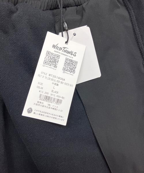 WILD THINGS（ワイルドシングス）WILD THINGS (ワイルドシングス) FRUIT OF THE LOOM (フルーツオブザルーム) スウェットパンツ ブラック サイズ:L 未使用品の古着・服飾アイテム