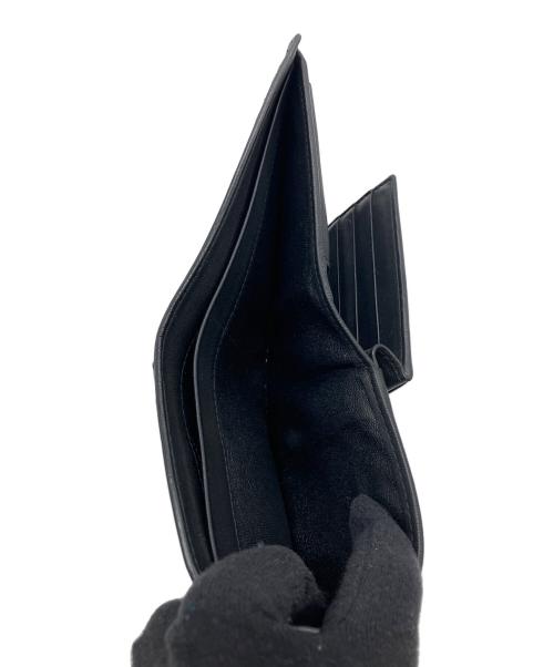 BOTTEGA VENETA（ボッテガベネタ）BOTTEGA VENETA (ボッテガベネタ) 2つ折り財布 ブラックの古着・服飾アイテム