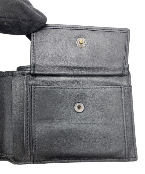 BOTTEGA VENETA（ボッテガベネタ）BOTTEGA VENETA (ボッテガベネタ) 2つ折り財布 ブラックの古着・服飾アイテム