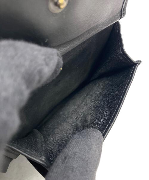 BOTTEGA VENETA（ボッテガベネタ）BOTTEGA VENETA (ボッテガベネタ) 2つ折り財布 ブラックの古着・服飾アイテム