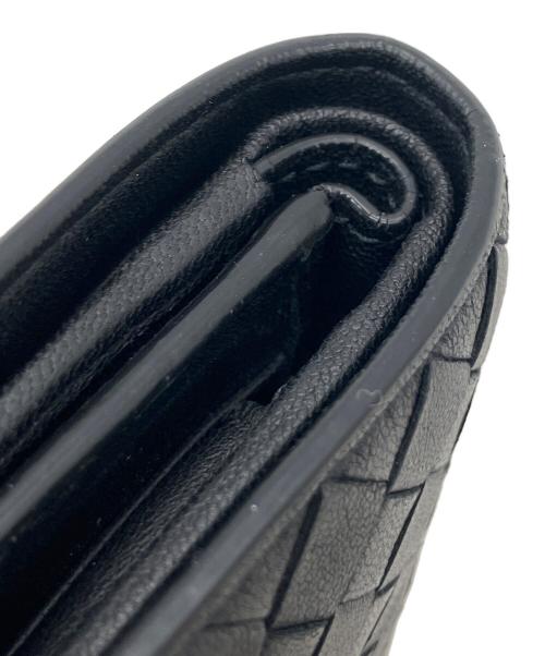 BOTTEGA VENETA（ボッテガベネタ）BOTTEGA VENETA (ボッテガベネタ) 2つ折り財布 ブラックの古着・服飾アイテム