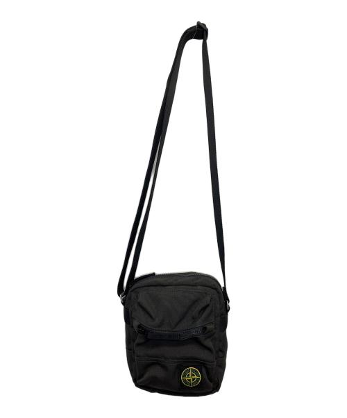STONE ISLAND（ストーンアイランド）STONE ISLAND (ストーンアイランド) ショルダーバッグ ブラックの古着・服飾アイテム