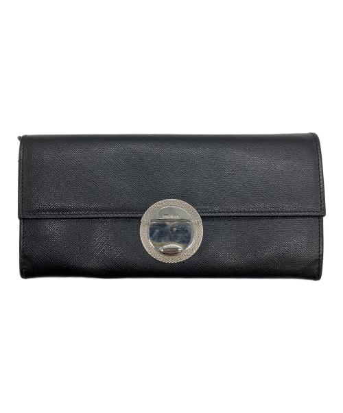 PRADA（プラダ）PRADA (プラダ) 長財布 ブラックの古着・服飾アイテム