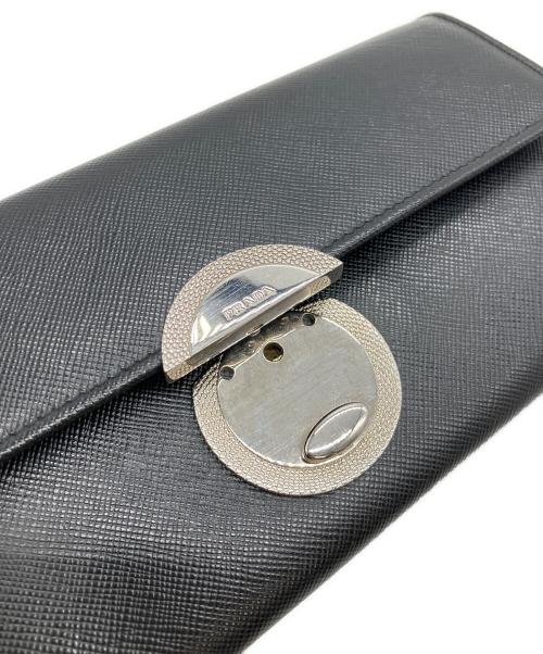 PRADA（プラダ）PRADA (プラダ) 長財布 ブラックの古着・服飾アイテム