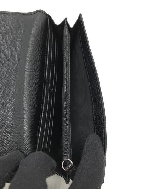 PRADA（プラダ）PRADA (プラダ) 長財布 ブラックの古着・服飾アイテム