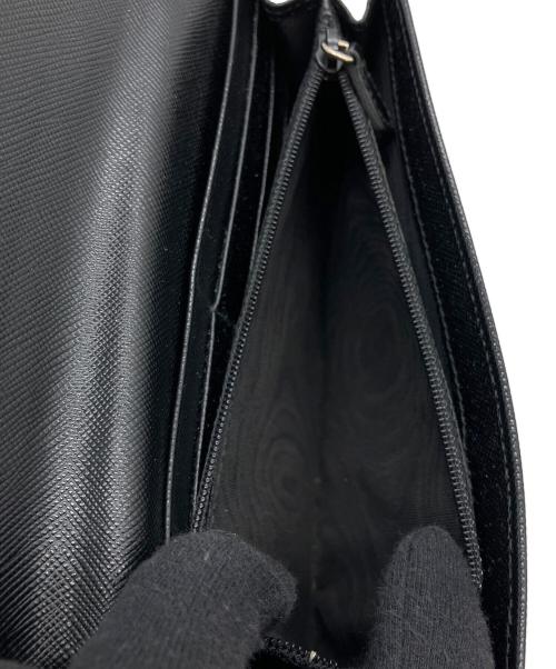 PRADA（プラダ）PRADA (プラダ) 長財布 ブラックの古着・服飾アイテム