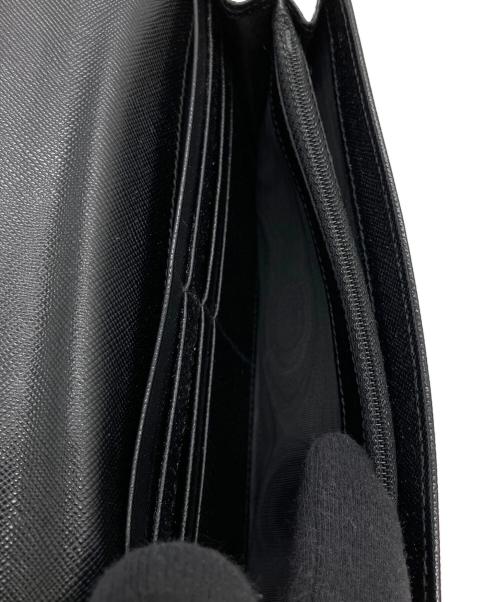 PRADA（プラダ）PRADA (プラダ) 長財布 ブラックの古着・服飾アイテム