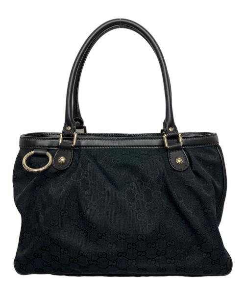 GUCCI（グッチ）GUCCI (グッチ) GG　トートバッグ ブラックの古着・服飾アイテム