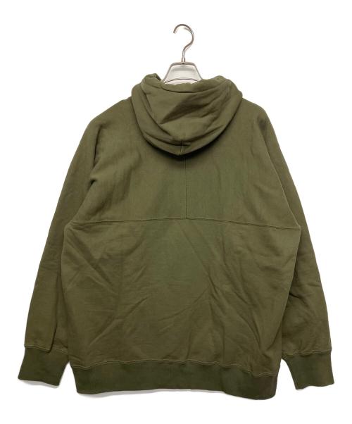 nanamica（ナナミカ）nanamica (ナナミカ) プルオーバーパーカー グリーン サイズ:Lの古着・服飾アイテム