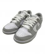 NIKEナイキ）の古着「NIKE DUNK LOW RETRO」｜ホワイト×グレー