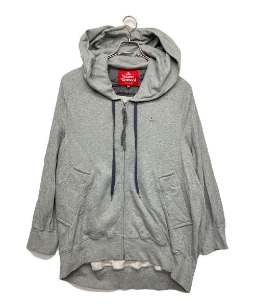Vivienne Westwood（ヴィヴィアンウエストウッド）Vivienne Westwood (ヴィヴィアンウエストウッド) ジップパーカー グレー サイズ:00の古着・服飾アイテム